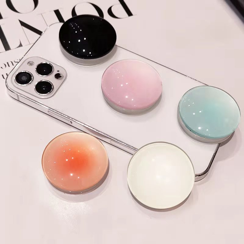 Crystal Finger Stands Socket For Phone Universal Holder Flexible Fold Bracket Expansion Cellphone Stand Lazy Korea Style