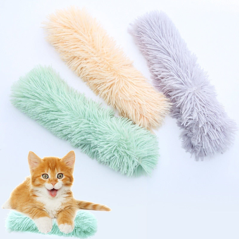 Cartoon Pet Cat Toy Stick Feather Rod Mouse Toy with Mini Bell Cat Catcher Teaser Interactive Cat Toy Kitten