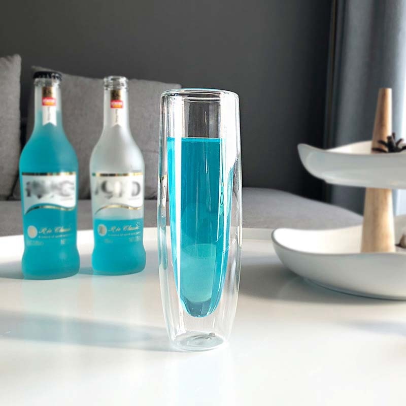 150ml Double wall coffee cup Shot vodka beer glasses Drinking wine glass Water juice cups champagne cocktail mug