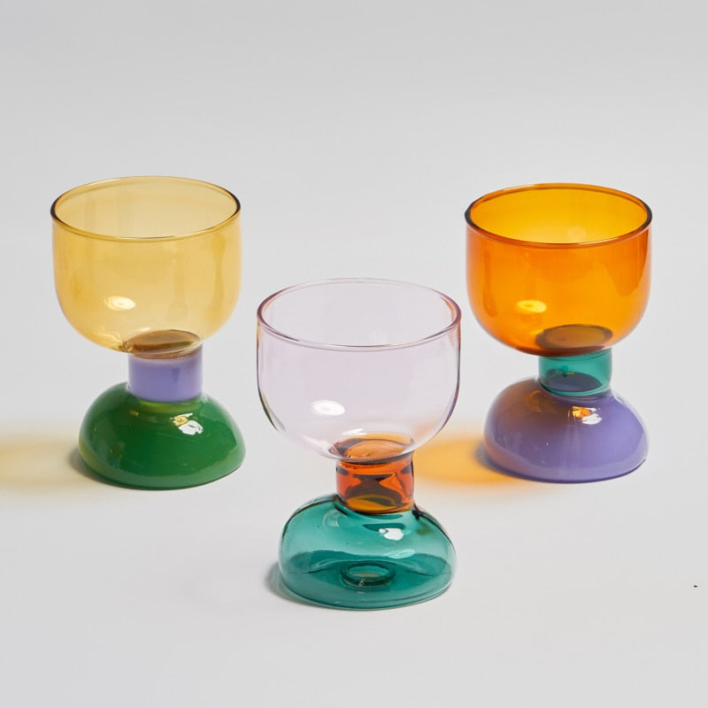 1PC Floriddle Cocktail Glass Wine Glasses Martini Whiskey Goblet Glass Tea Cup Drinking Glasses Coffee Mug 6.7oz