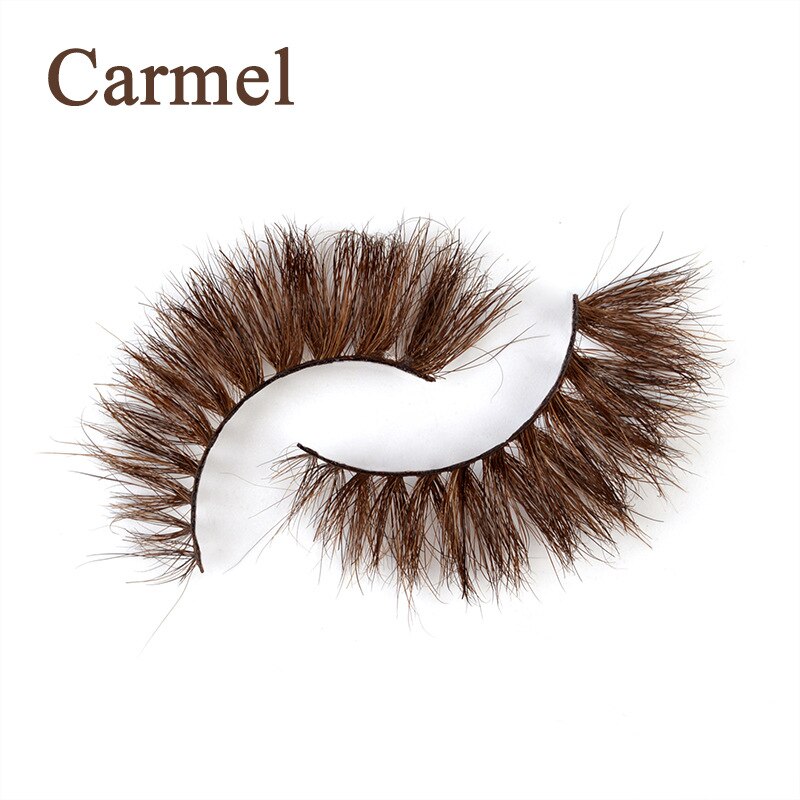 Mink Brown Lashes Extensions Colored Cat Eyelashes Natural Wispy Short Fake Eyelashes Maquiagem Faux Cils